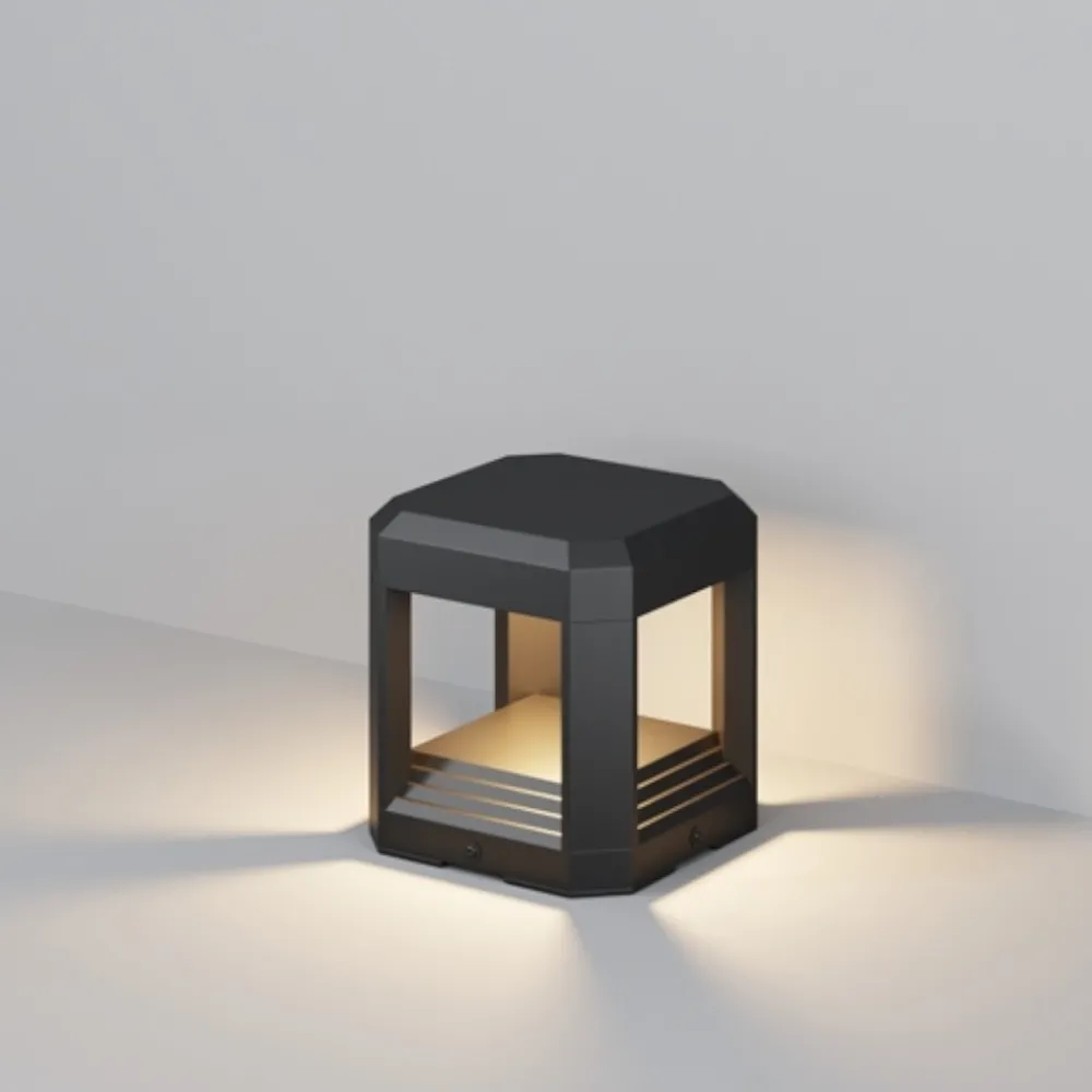 Lampioni Da Giardino-Maytoni royal mile lampioncino da giardino cubico led 3000k ip65