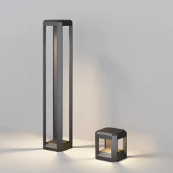 Lampioni Da Giardino-Maytoni royal mile lampioncino da giardino cubico led 3000k ip65
