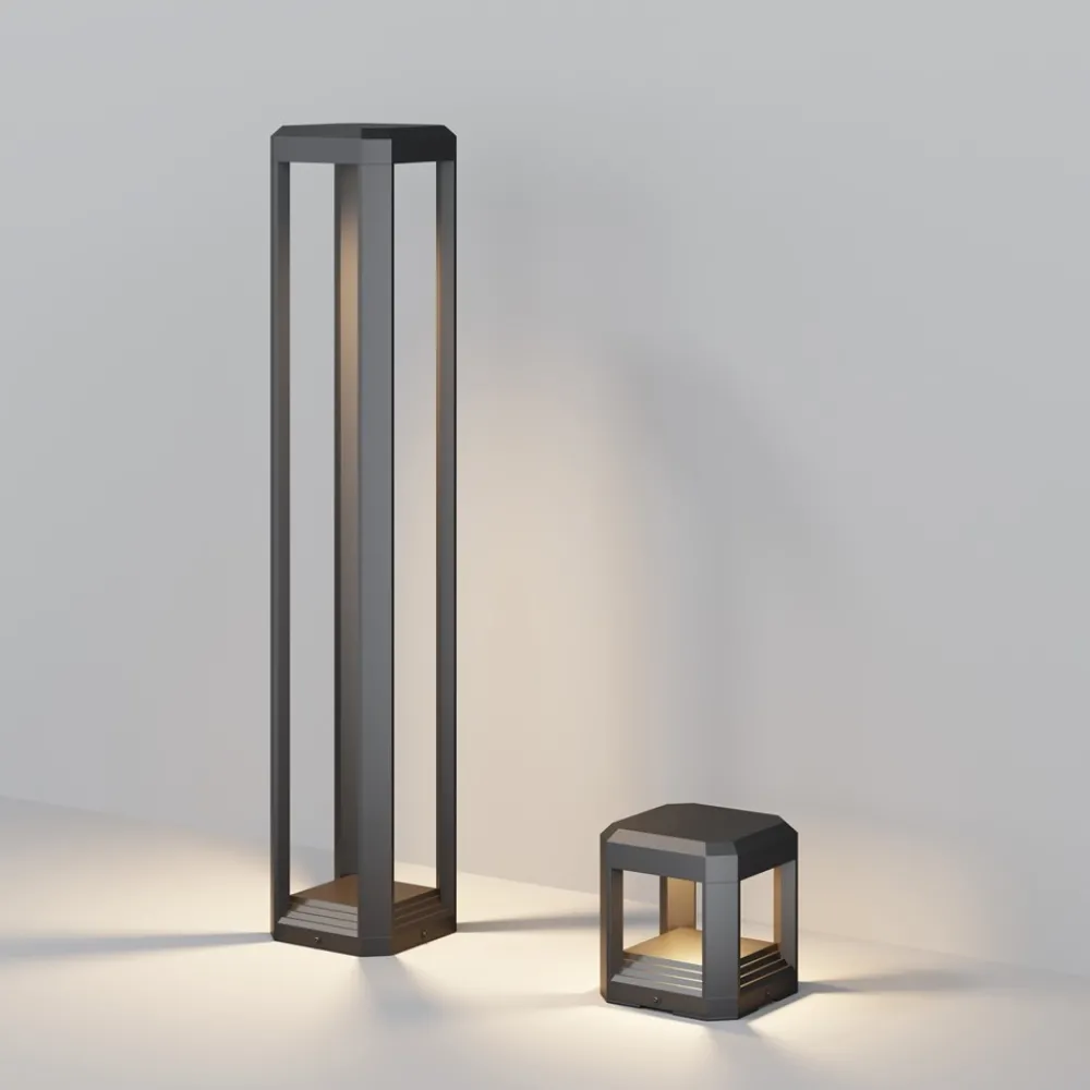 Lampioni Da Giardino-Maytoni royal mile lampioncino da giardino cubico led 3000k ip65
