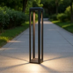 Lampioni Da Giardino-Maytoni royal mile lampione da giardino led 3000k ip65 nero