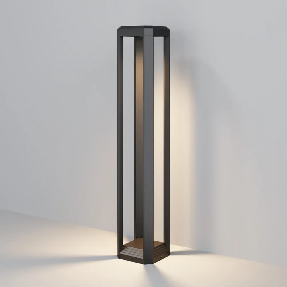 Lampioni Da Giardino-Maytoni royal mile lampione da giardino led 3000k ip65 nero