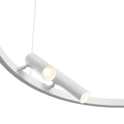 Lampadari Moderni-Maytoni satellite lampadario moderno rotondo bianco led 3000k