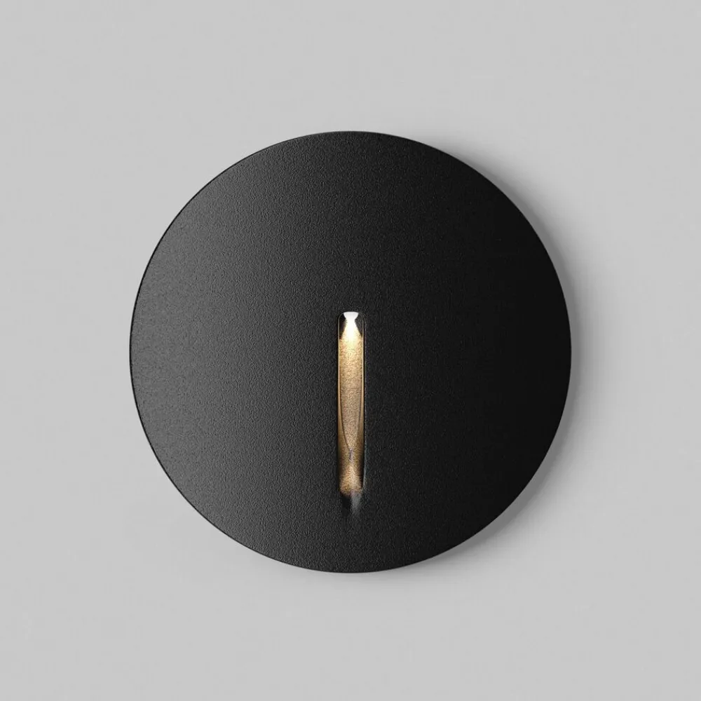 Segnapasso Led-Maytoni segnapasso lock nero led per esterno da incasso 3w 3000k