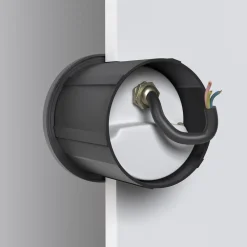 Segnapasso Led-Maytoni segnapasso lock nero led per esterno da incasso 3w 3000k