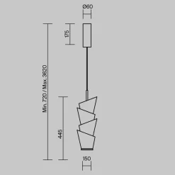 Lampade A Sospensione-Maytoni seoul lampada a sospensione led 14w 3000k design originale