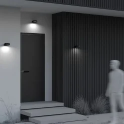 Applique Da Esterno-Maytoni share applique da esterno led 3000k ip54 minimal circolare