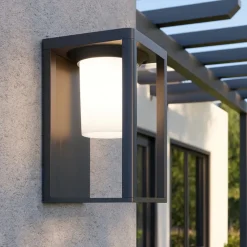 Applique Da Esterno-Maytoni shatter applique da esterno led 3000k ip54 sensore di movimento