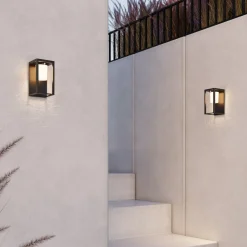 Applique Da Esterno-Maytoni shatter applique da esterno led 3000k ip54 sensore di movimento