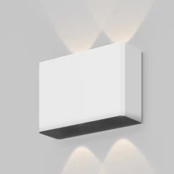 Applique Da Esterno-Maytoni show applique bianco da esterno led 3000k ip54