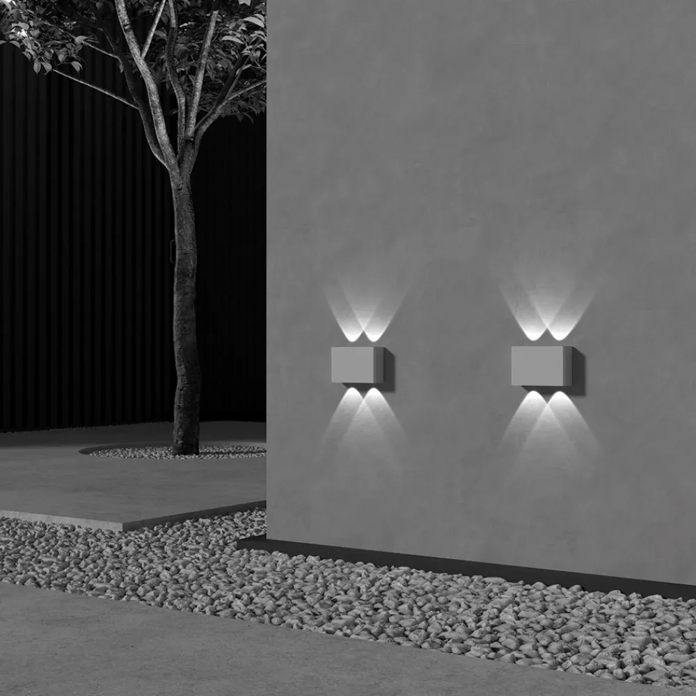 Applique Da Esterno-Maytoni show applique bianco da esterno led 3000k ip54