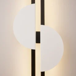 Applique Da Parete-Maytoni skyline applique da parete led 23w 4000k colore bianco e nero