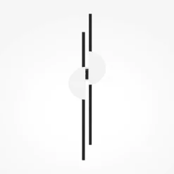 Applique Da Parete-Maytoni skyline applique da parete led 23w 4000k colore nero e bianco