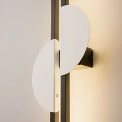 Applique Da Parete-Maytoni skyline applique da parete led 23w 4000k colore nero e bianco
