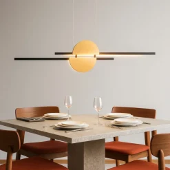 Lampadari Cucina-Maytoni skyline lampadario per tavolo cucina moderna led 4000k