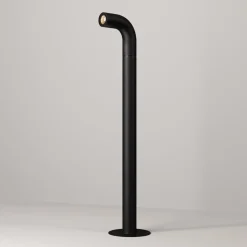 Lampioni Da Giardino-Maytoni sleek lampione da giardino led 3000k ip65 nero minimal