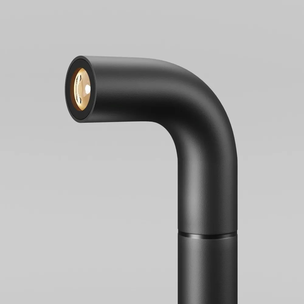 Lampioni Da Giardino-Maytoni sleek lampione da giardino led 3000k ip65 nero minimal