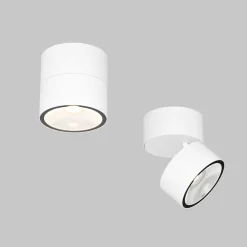 Faretti Da Esterno-Maytoni spin faretto da esterno circolare moderno led 3000k ip54