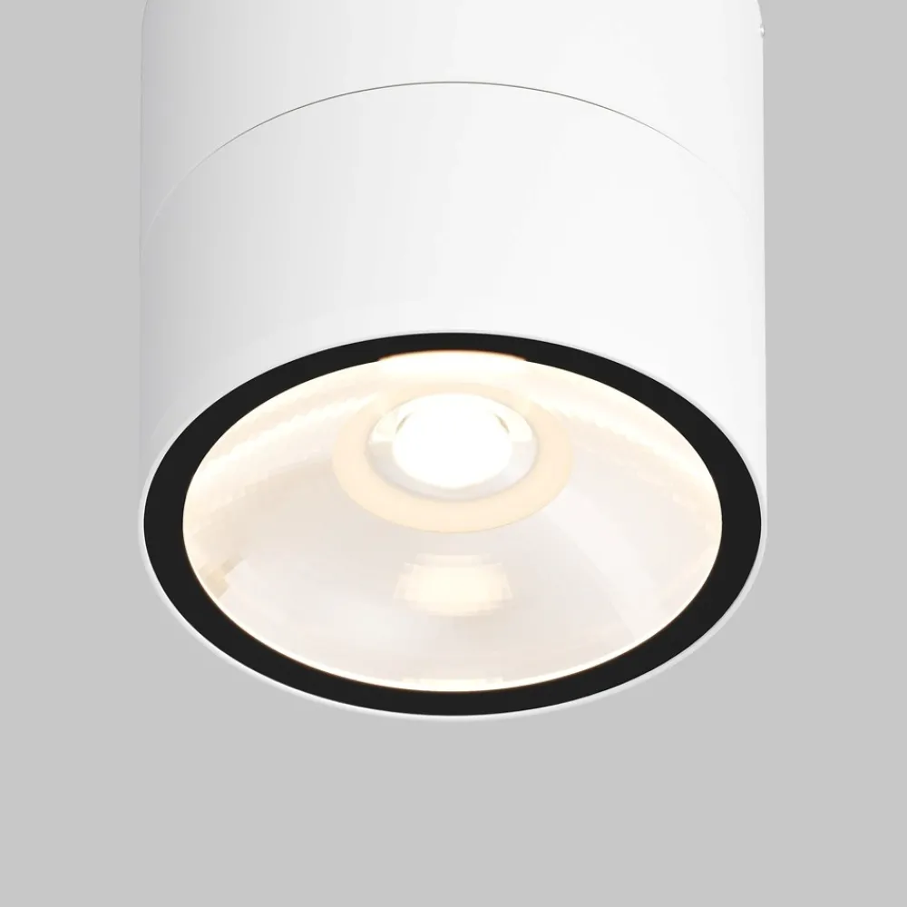 Faretti Da Esterno-Maytoni spin faretto da esterno circolare moderno led 3000k ip54