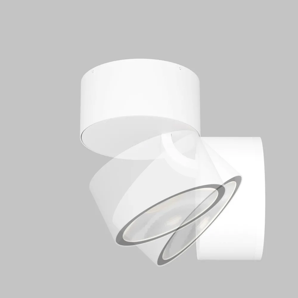 Faretti Da Esterno-Maytoni spin faretto da esterno moderno bianco led 3000k ip54