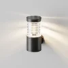 Applique Da Esterno-Maytoni spir applique da esterno led 3000k ip54 cilindrico nero
