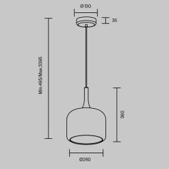 Lampade A Sospensione-Maytoni spirito lampada a sospensione led 12w 3000k per isola cucina