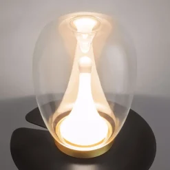 Abat Jour-Maytoni splash lampada da comodino di vetro oro moderna led 15w 3000k