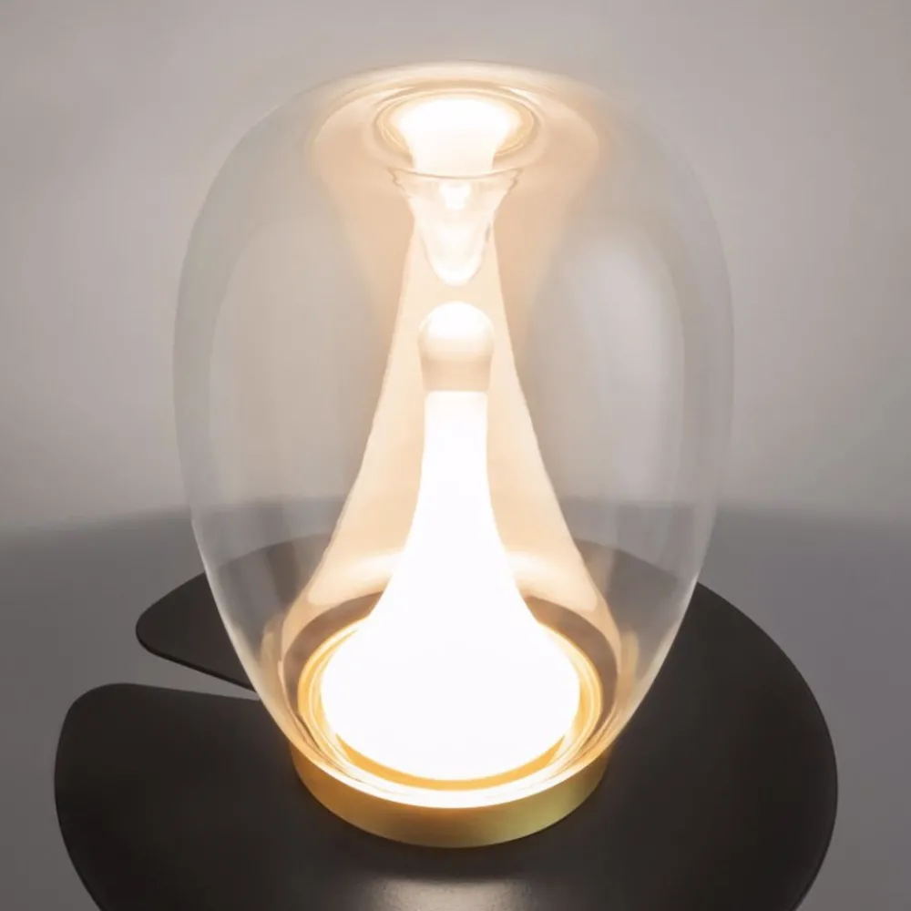 Abat Jour-Maytoni splash lampada da comodino di vetro oro moderna led 15w 3000k