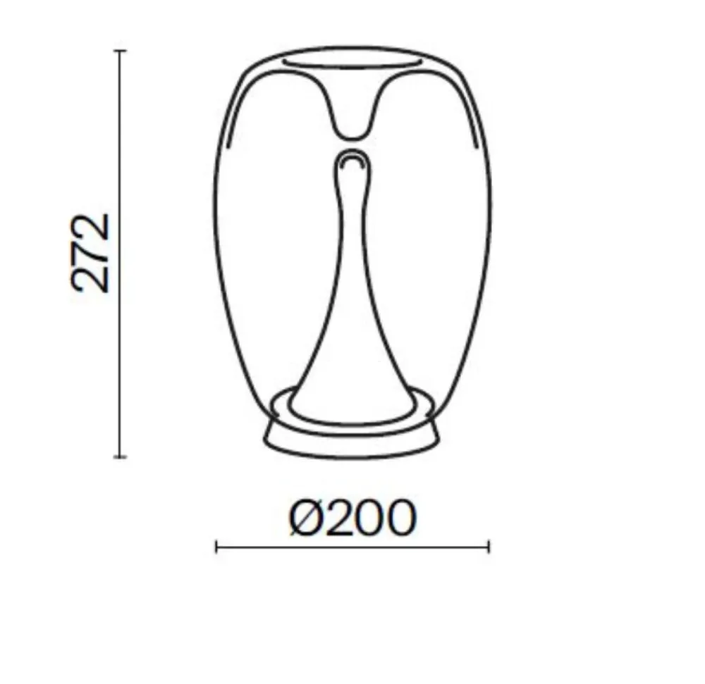 Abat Jour-Maytoni splash lampada da comodino di vetro oro moderna led 15w 3000k