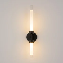 Applique Da Parete-Maytoni stelo applique da parete led 3000k moderno nero
