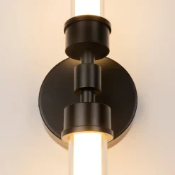 Applique Da Parete-Maytoni stelo applique da parete led 3000k moderno nero