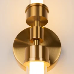 Applique Da Parete-Maytoni stelo applique da parete led 3000k cilindrico colore oro