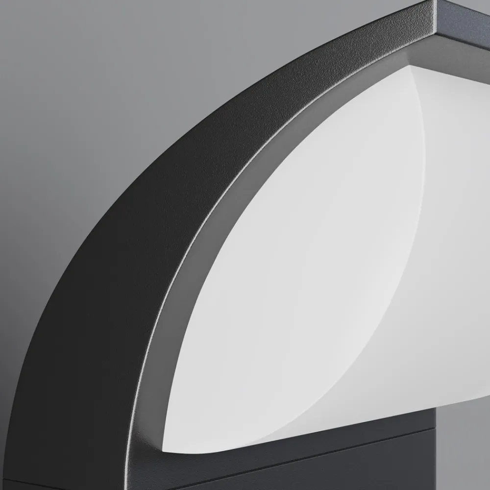 Lampioni Da Giardino-Maytoni stock lampione da giardino led 3000k ip65 colore nero