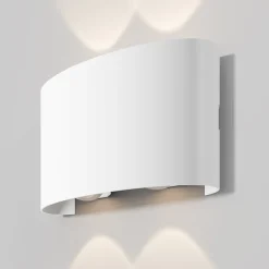 Applique Da Esterno-Maytoni strato applique da esterno led 3000k ip54 bianca