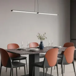 Lampadari Moderni-Maytoni supersymmetry lampadario moderno per tavolo soggiorno led 18w 4000k