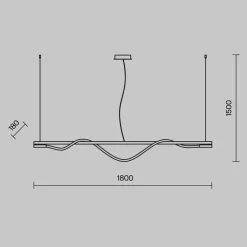Lampadari Cucina-Maytoni tau lampadario da cucina design originale led 3000k