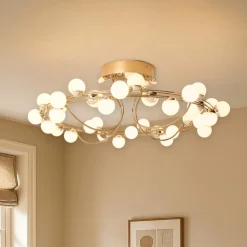 Plafoniere Moderne-Maytoni tessara plafoniera moderna circolare per salotto led 3000k