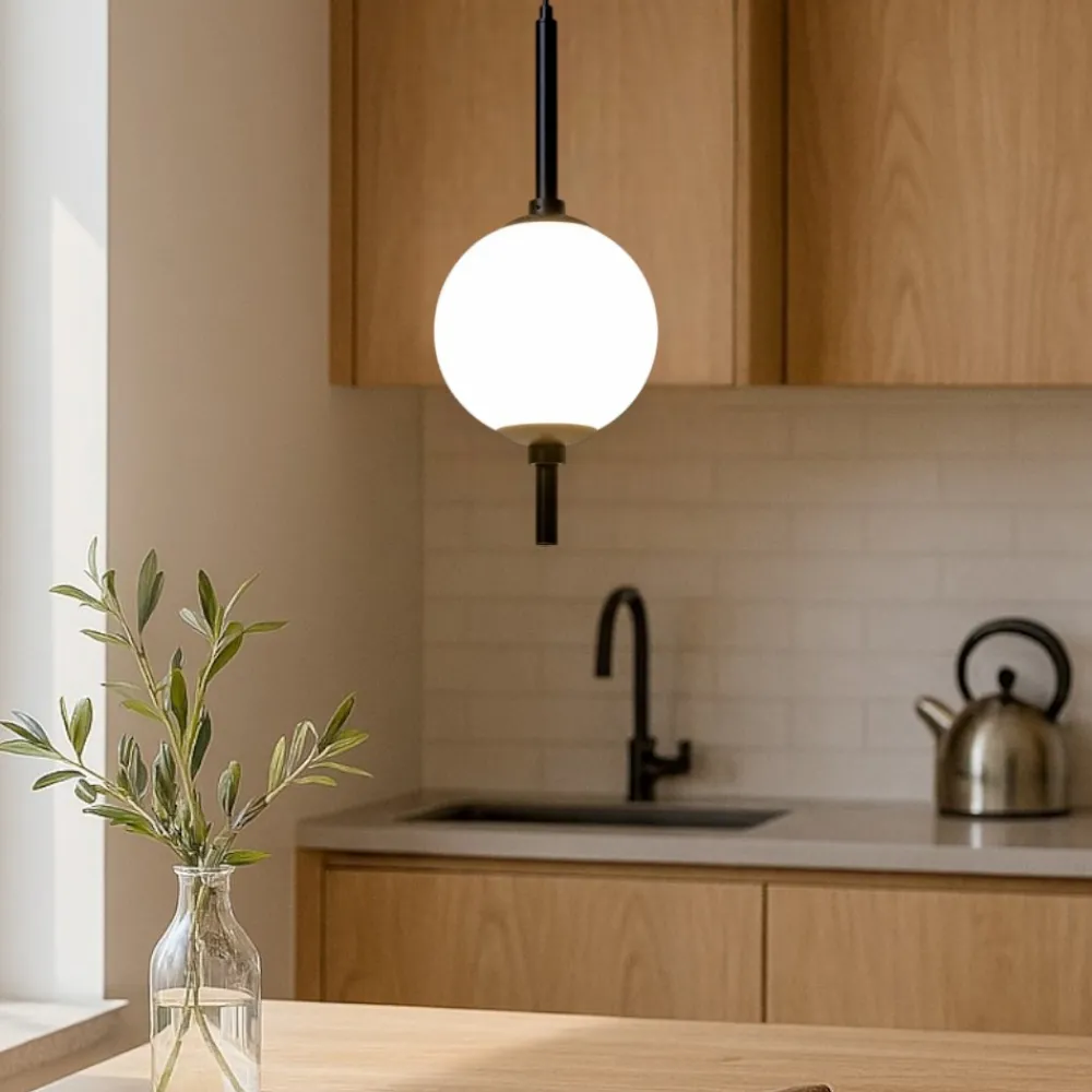 Lampade A Sospensione-Maytoni the sixth sense lampada a sospensione led 3000k con sfera