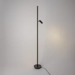 Lampade Da Terra-Maytoni thin lampada da terra moderna led 3000k con luce orientabile
