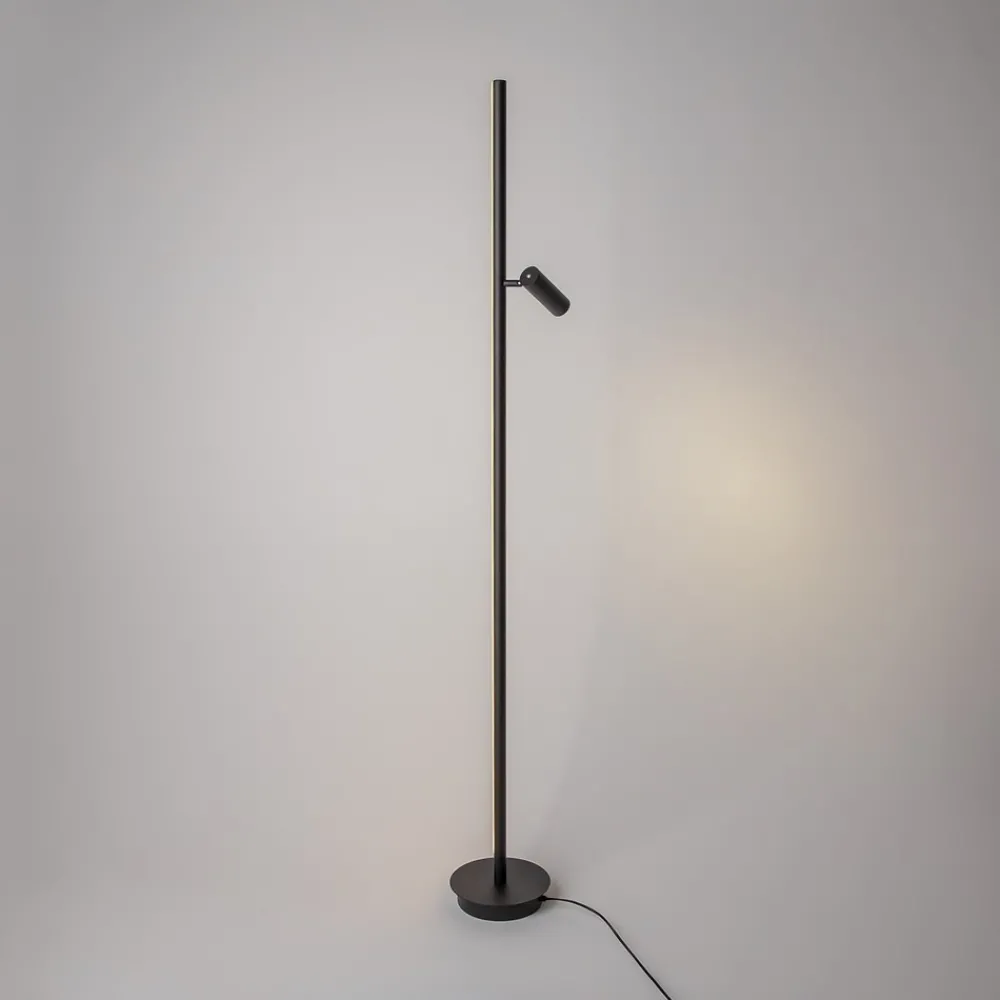 Lampade Da Terra-Maytoni thin lampada da terra moderna led 3000k con luce orientabile