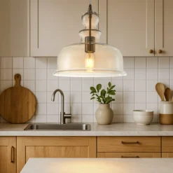 Lampadari Cucina-Maytoni tone lampadario per cucina portalampada in vetro
