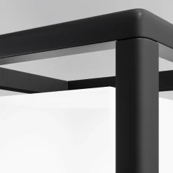 Lampioni Da Giardino-Maytoni trim lampioncino da esterno nera design minimal ip65
