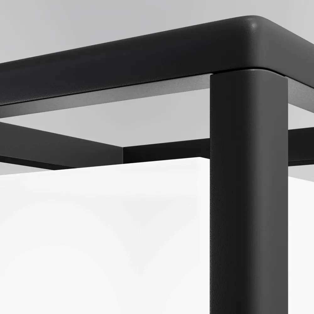 Lampioni Da Giardino-Maytoni trim lampioncino da esterno nera design minimal ip65