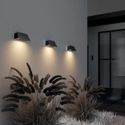 Applique Da Esterno-Maytoni trupp applique da esterno led 3000k ip54 luce verso il basso