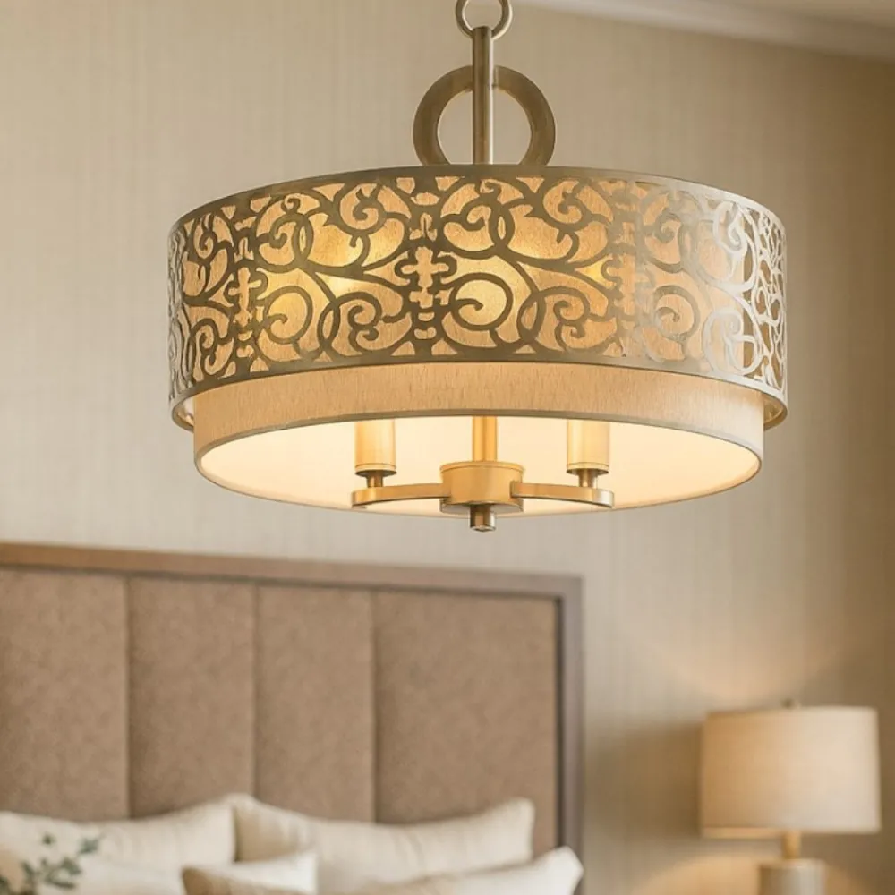 Lampadario Camera Da Letto-Maytoni venera lampadario per camera da letto rotondo