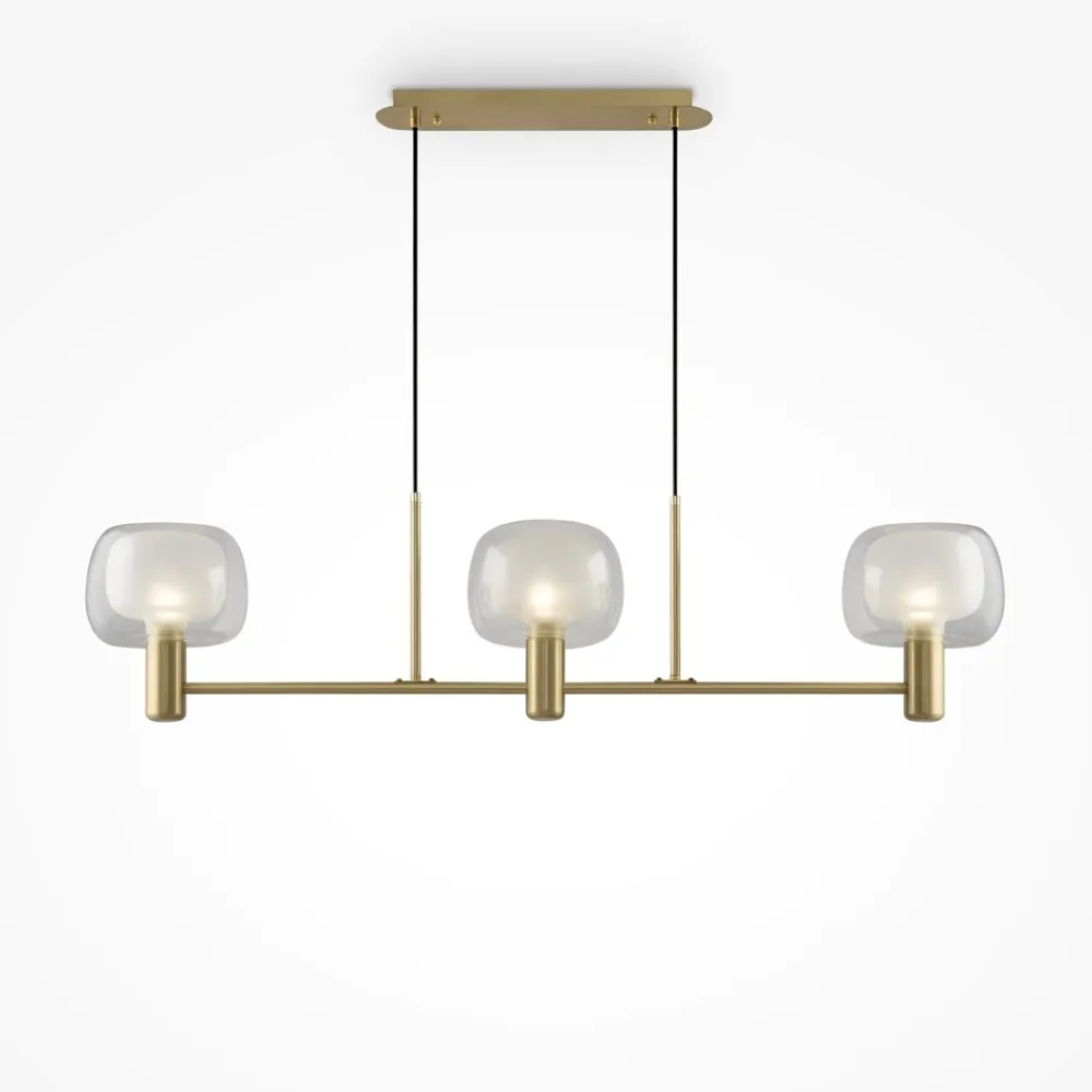 Lampadari Cucina-Maytoni vision lampadario per tavolo cucina design elegante
