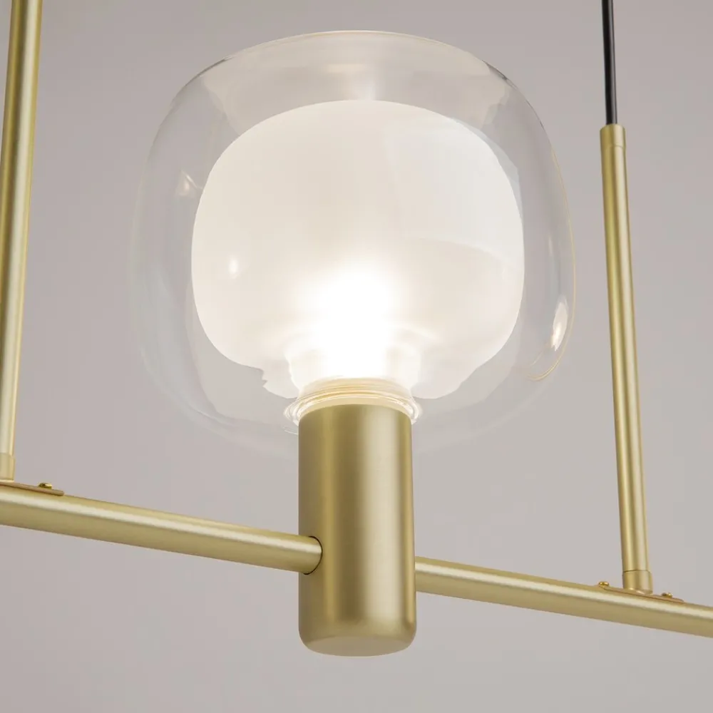 Lampadari Cucina-Maytoni vision lampadario per tavolo cucina design elegante