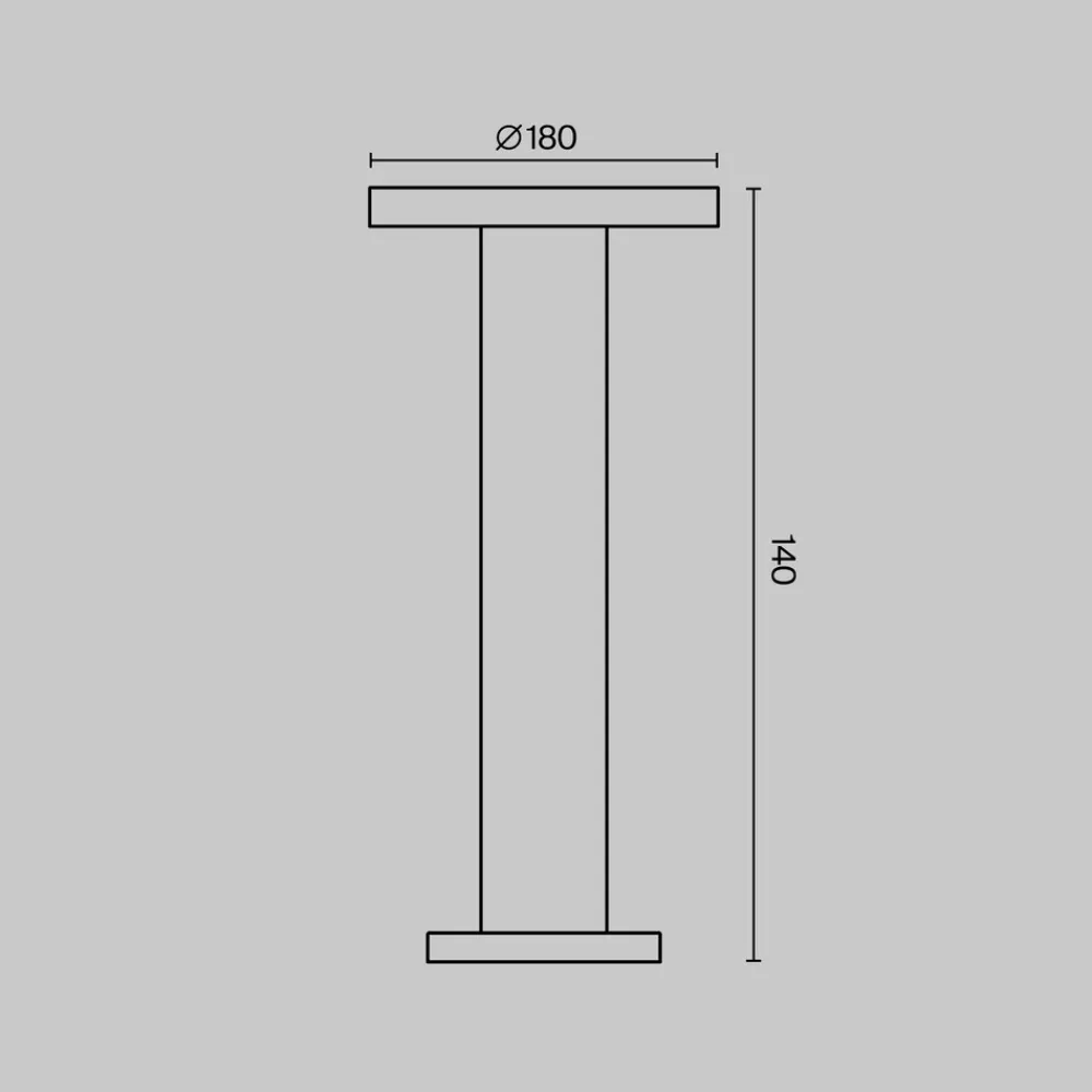 Lampioni Da Giardino-Maytoni wald lampioncino da giardino led 3000k ip65 design moderno
