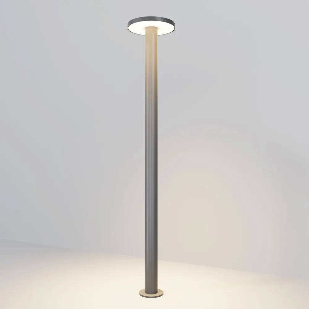 Lampioni Da Giardino-Maytoni wald lampione da giardino led 3000k ip65 colore grigio