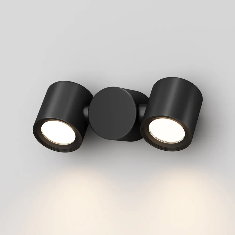 Applique Da Esterno-Maytoni wall street applique da esterno 2 luci orientabili ip54