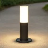 Lampioni Da Giardino-Maytoni willis lampione basso da giardino ip54 nero moderno